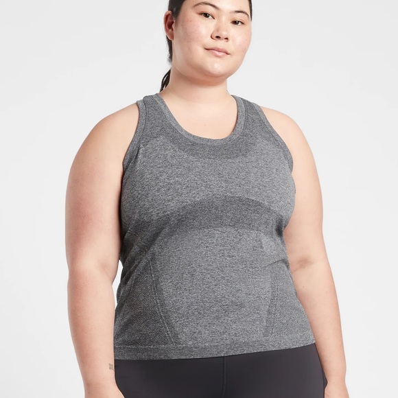 Athleta Momentum Heathered Tank size large NWT - Picture 5 of 6